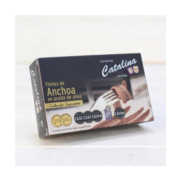 Pack de 6 latas de Anchoas Catalina Artesanas Premium de 12 filetes